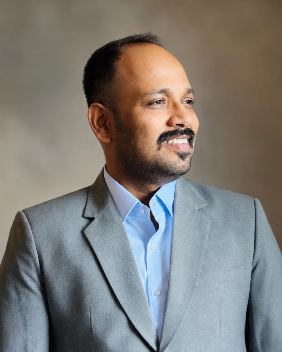 Prasad Deshpande in a professional portrait